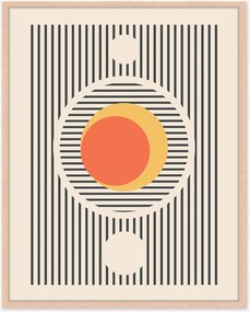 Ingelijste digitale print Creative Bauhaus