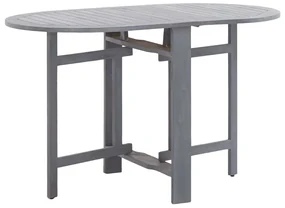 vidaXL Tuintafel 120x70x74 cm massief acaciahout grijs
