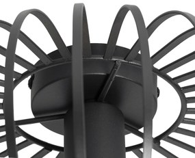 Smart plafondlamp zwart 39 cm incl. Wifi G95 - Johanna