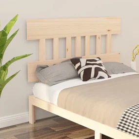 vidaXL Hoofdbord 163,5x3x81 cm massief grenenhout