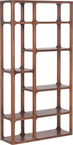 Open Kast Bruin - 90x30x175cm.