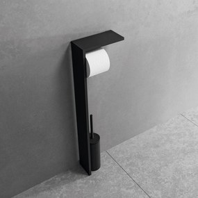 Novellini Frame Toiletbutler 21,2x9,7x75 cm Mat Zwart