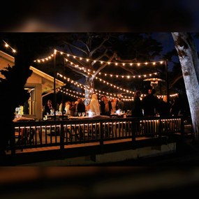 Patio 10m Lichtsnoer helder Incl. LED buiten waterdicht Prikkabel feestverlichting