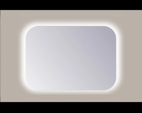 Sanicare Q-mirrors spiegel 60x100cm met LED verlichting 3000K