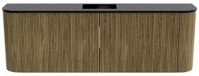 Mondiaz Joya 125cm toiletmeubel ronding links/rechts dusk met wastafel faye midden zonder kraangat urban