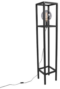Industriële vloerlamp zwart - Big Cage Industriele / Industrie / Industrial E27 Binnenverlichting Lamp