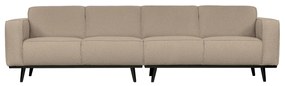BePureHome Statement Retro 4-zits Bank Boucle Beige
