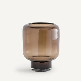 Vaas in glas, H29,5 cm, Rondi