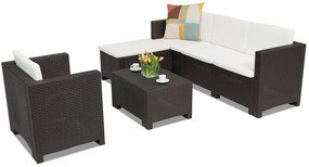 Colorado Relax Corner 5 bruin Bica technorattan loungemeubilair