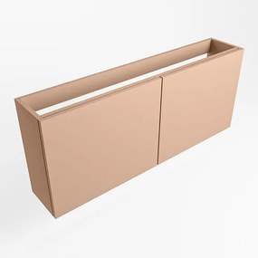 Mondiaz FOWY fonteinonderkast - 120x22x50cm - 2 deuren - push to open - softclose - Rosee FOWYTO120Ros2D