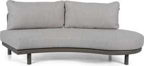 Hoek loungeset 4 personen Aluminium Taupe  Santika Furniture Santika