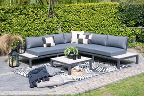 Garden Impressions Nicolle loungeset - Carbon black - donker grijs - Op=Op