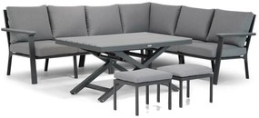 Dining Loungeset Aluminium Grijs 6 personen Lifestyle Garden Furniture Palazzo