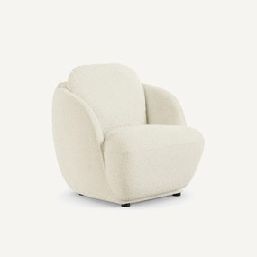 Bolfauteuil, bouclé stof, ALPINE