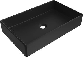 Mexen Goya opbouw wastafel 60 x 37 cm, zwarte mat - 22186085