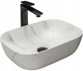 Opzetwastafel Rea Belinda Marble Marble Mat