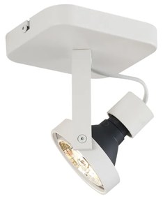 Design plafondspot wit GU10 70mm draai- en kantelbaar - Vo