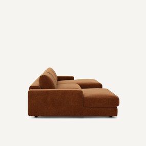 5-zits panoramabank fluweel chenille, Skander