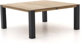 Tuin eettafel ROUGH | Vierkant | Tuintafel Teakhout | 170x170cm | 4 personen | Kees Smit Tuinmeubelen