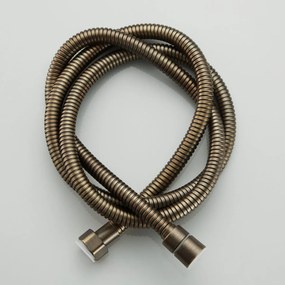 Saniclear Antique glijstangset met staafhanddouche verouderd messing