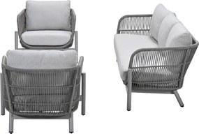 Garden Impressions Luzia loungeset 5-delig - taupe