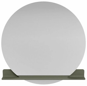 Mondiaz Spot spiegel rond Ø120cm met planchet army