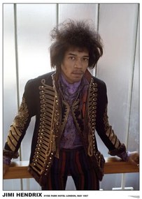 Poster Jimi Hendrix - Hyde Park Hotel 1967