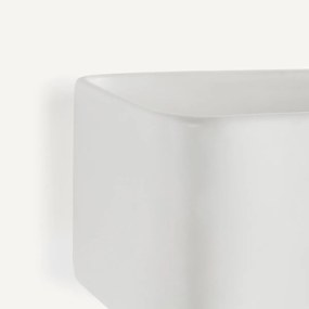 Rechthoekige wandlamp in keramiek, Debou