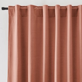 Fluwelen gordijn afgewerkt met verdekte lussen, Velvet