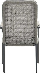 Garden Impressions Aleria tuinstoel taupe - 2 stuks