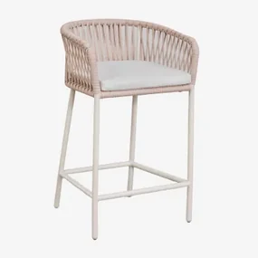 Verpakking Van 4 Arhiza Hoge Krukken Tapioca Beige & ↑65 Cm - Sklum