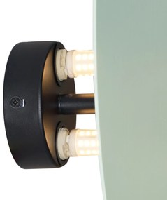 Design wandlamp groen organisch 32cm 2-lichts - Pulley Design G9 Binnenverlichting Lamp