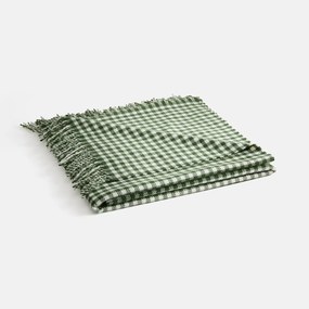 Plaid met klein ruitjespatroon, afgewerkt met franjes, ONESSA