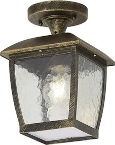Klassieke plafondlamp antiek goud IP44 - Leuven