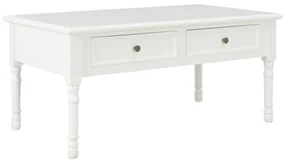 vidaXL Salontafel 100x55x45 cm hout wit