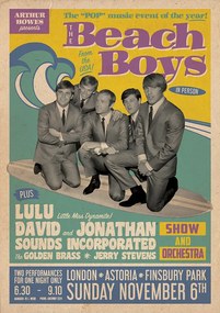 Poster The Beach Boys - Live in London, (59.4 x 84.1 cm)