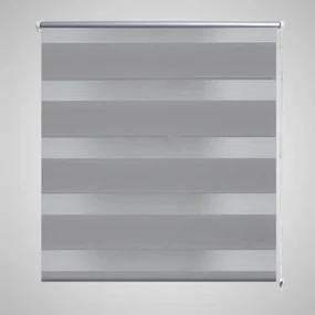 vidaXL Duo Rolgordijn 80x150cm Grijs