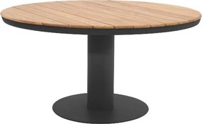 Palazzo dining tafel Ø160xH75 cm teak aluminium antraciet