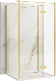 Douchecabine Rea Atlas 80x80 Brush Gold