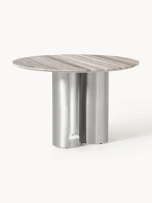 Ronde eettafel Noam met marmeren tafelblad