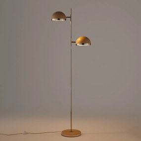 Staande lamp in gekleurd metaal en chroom, Vanyta