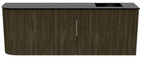 Mondiaz Joya 110cm toiletmeubel ronding links shadow met wastafel faye rechts zonder kraangat urban