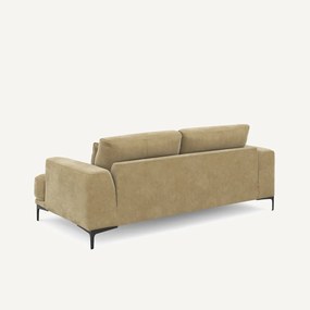 3-zits sofa in stonewashed fluweel, Marsile