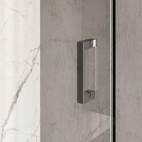 Brauer Void profielloze douchecabine 80x80cm chroom