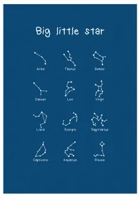 Lichtgevende Poster (70x50 Cm) Esttels Big Little Star - Sklum