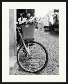 Ingelijste digitale print Trendy Bike
