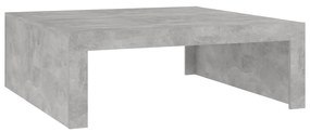vidaXL Salontafel 100x100x35 cm spaanplaat betongrijs