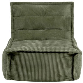 Dolce Zitzak Stoel Cord Lounger - Groen