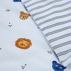 Baby dekbedovertrek, katoen perkal, dierenprint, PETITE SAVANE