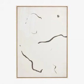 Decoratief Schilderij 50x70 Cm Gedrukt Op Canvas Carsen Beige – Crème - Sklum